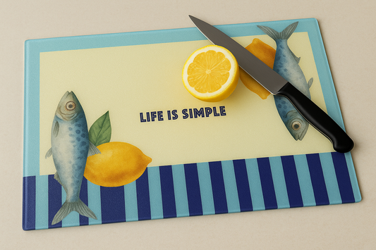 Fish Glass Cutting Board