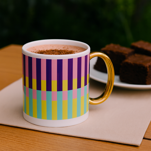 Yellow Lines Mug