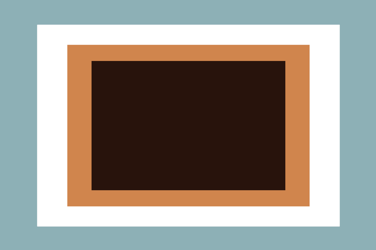 Blackboard with a brown frame on a light blue background, detailed image