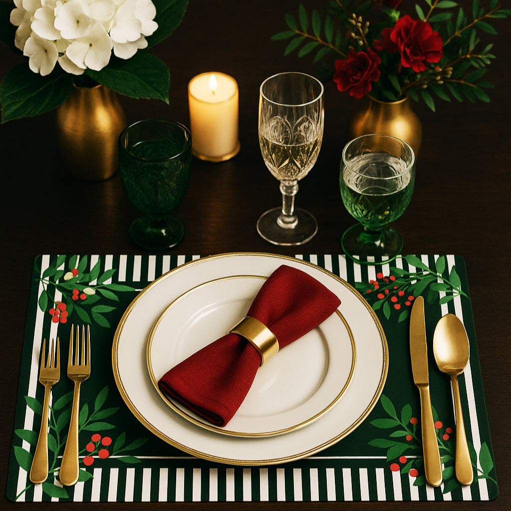 Christmas Holly Placemat
