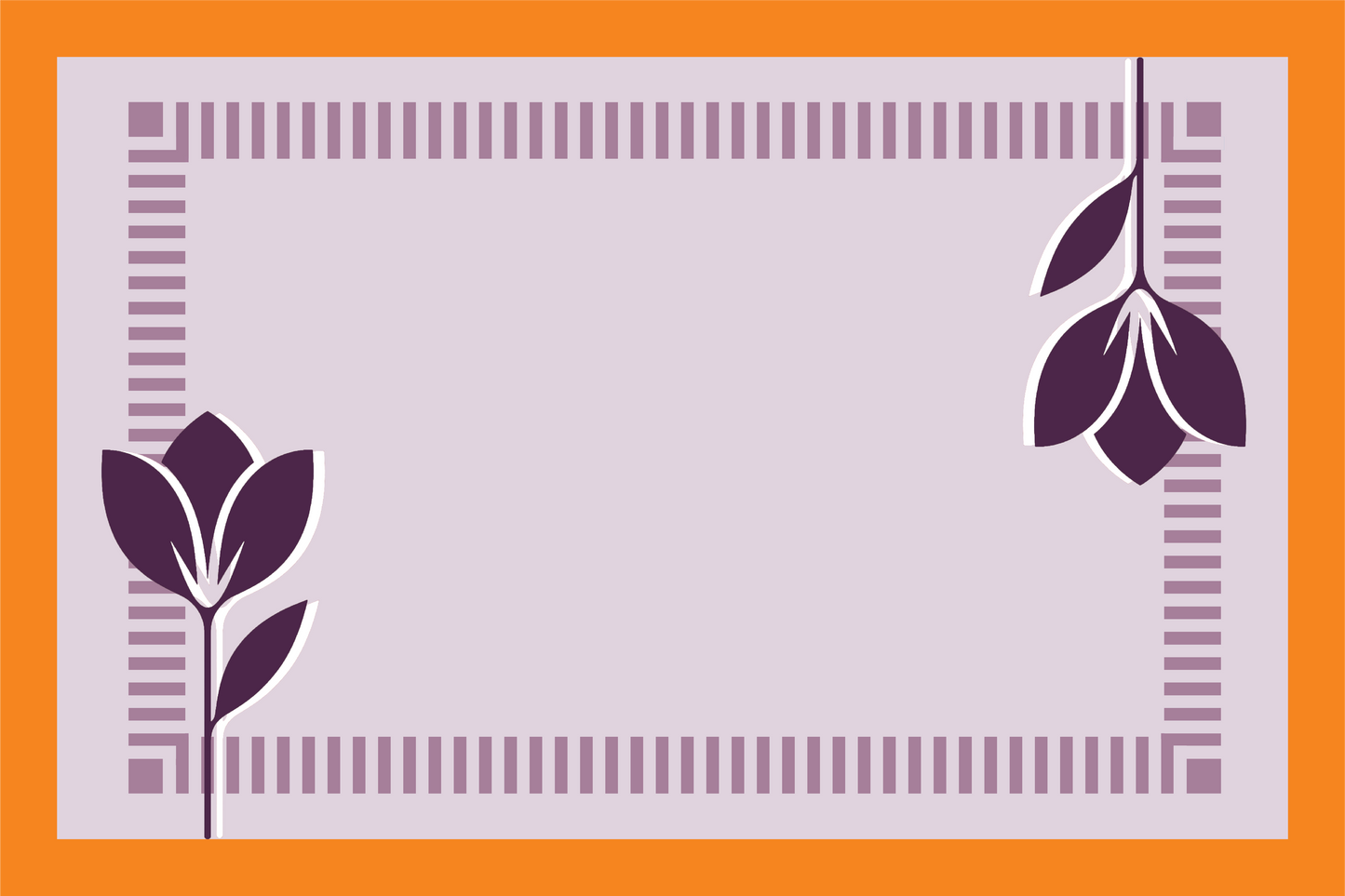 Purple Little Flower Placemat