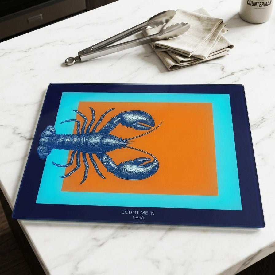 Blue Lobster Cutting Board