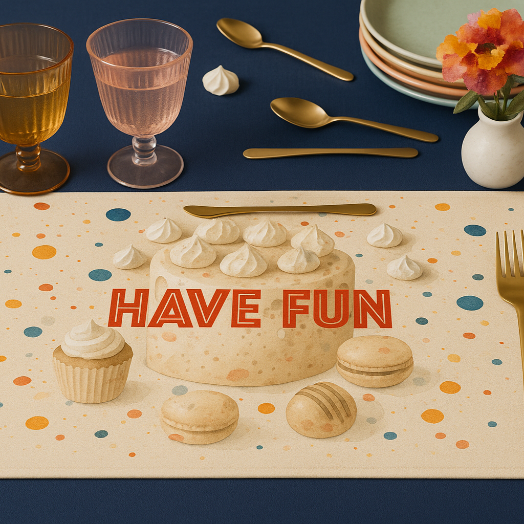 Dessert Placemat