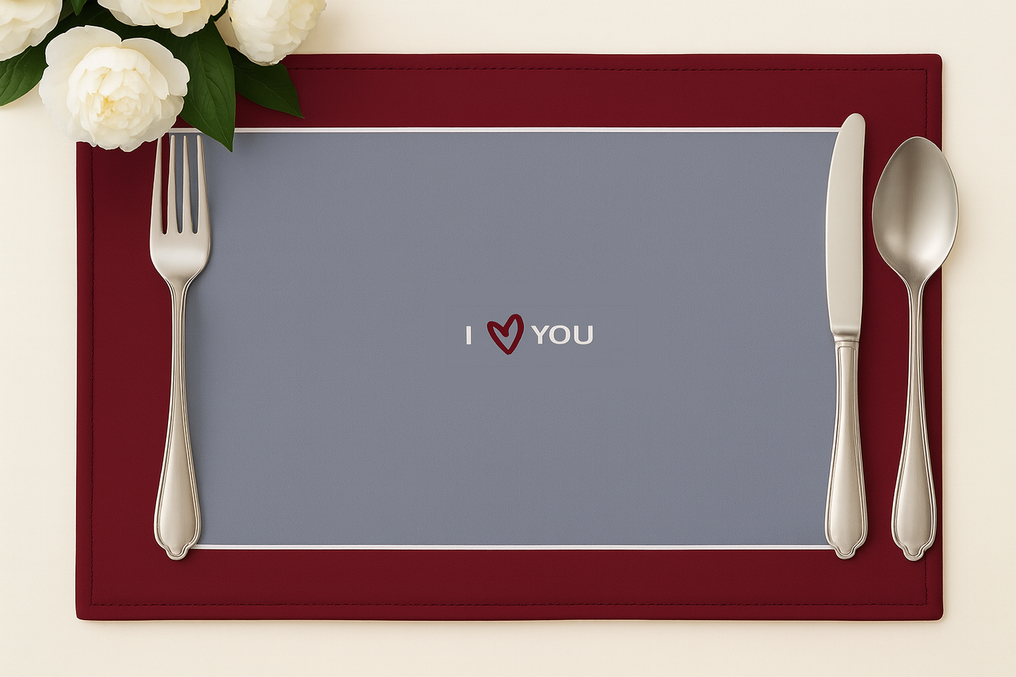 I love you Placemat