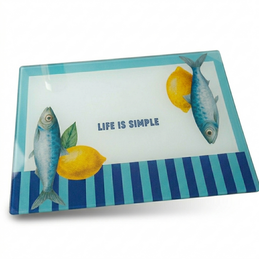 Fish Glass Cutting Board