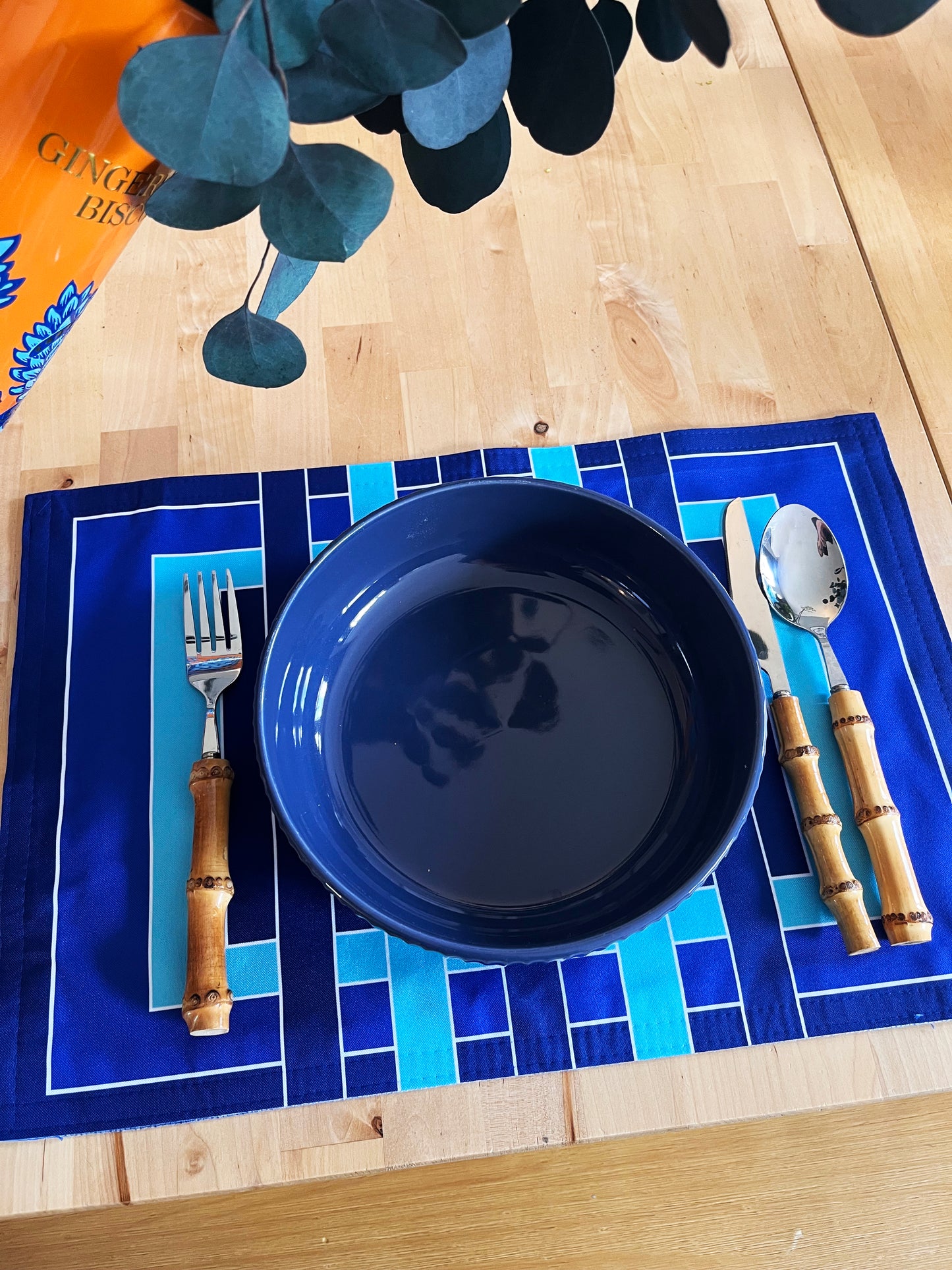 Stripes Blue Placemat