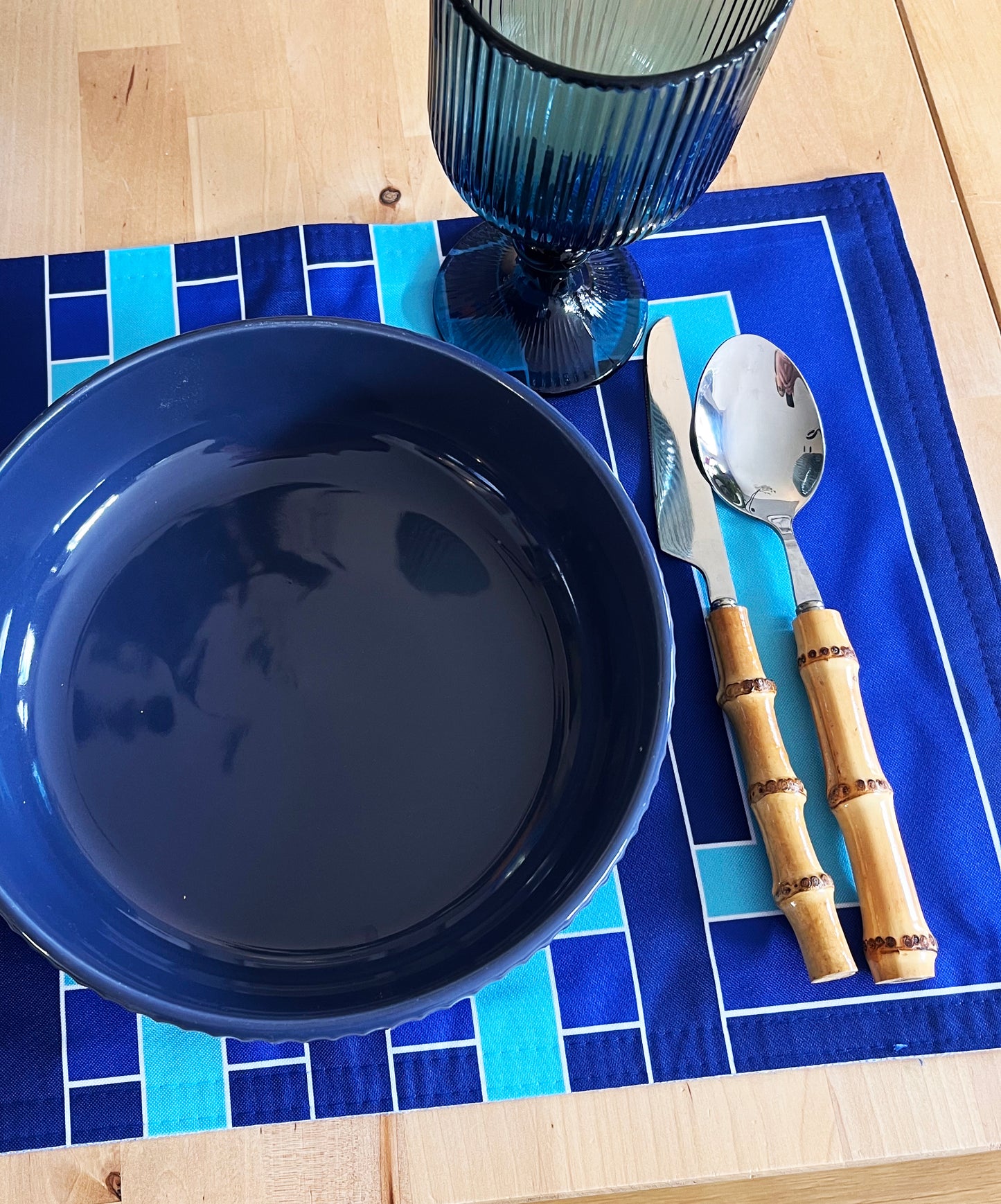 Stripes Blue Placemat