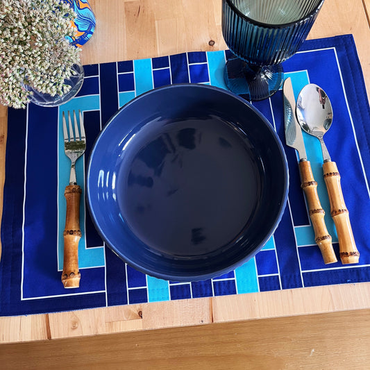 Stripes Blue Placemat