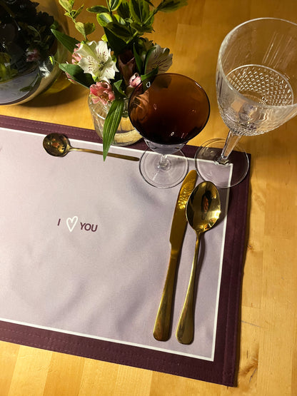 I love you Placemat