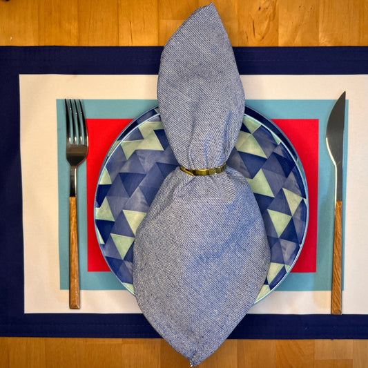 Blue Frame Placemat