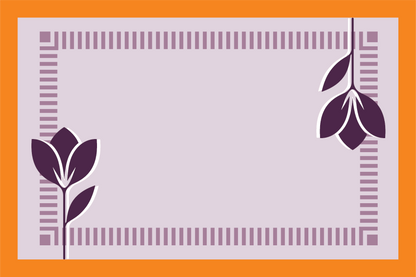 Purple Little Flower Placemat