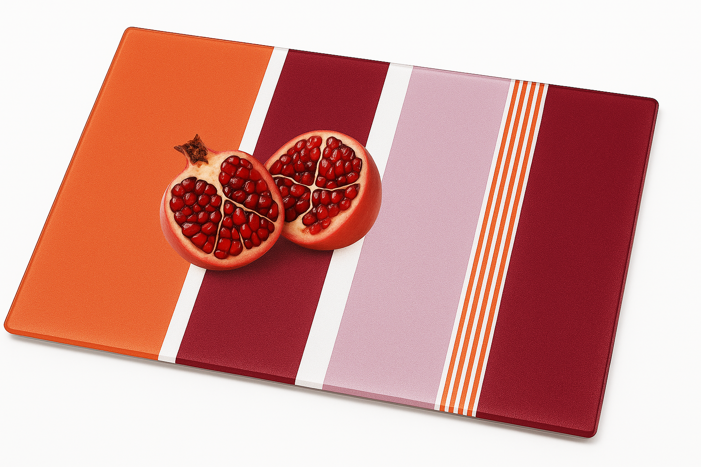 Color Blocking Glass Cutting Board