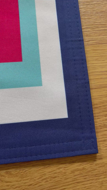 Blue Frame Placemat